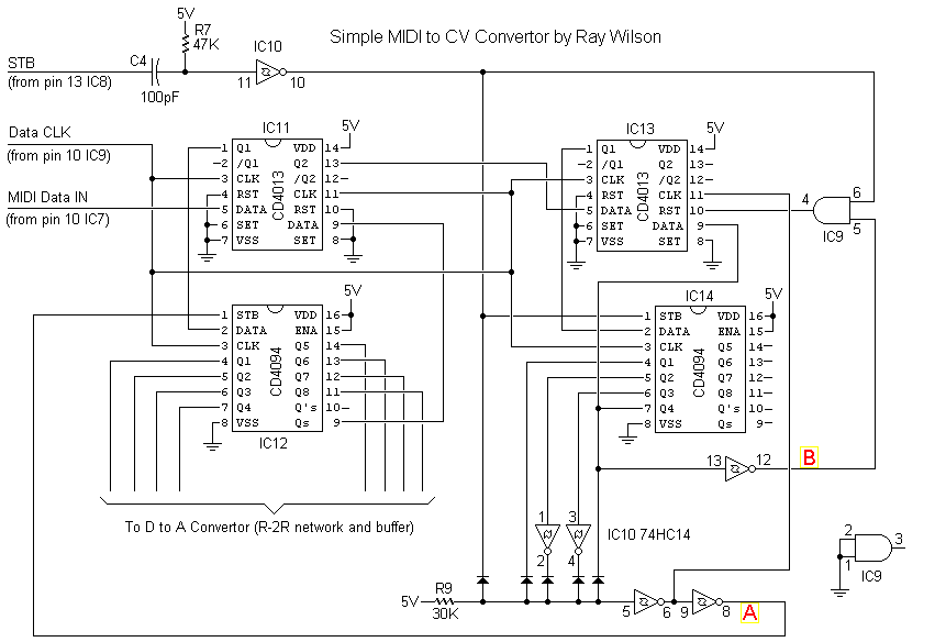generating gate and trigger  must be built on a small breadboard  not on pc board layout